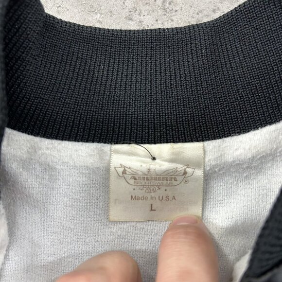 Vintage Corvette Stingray Jacket Mens Large Racing Embroidered Lined Windbreaker - Picture 7 of 11